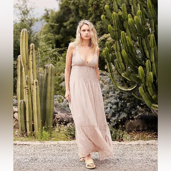 Free People Frankie Pintuck Maxi Dress - Picture 2 of 11